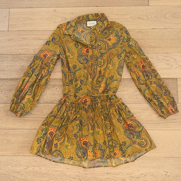 Alexis Zamata mini dress with sleeve gently worn size small - Picture 4 of 9